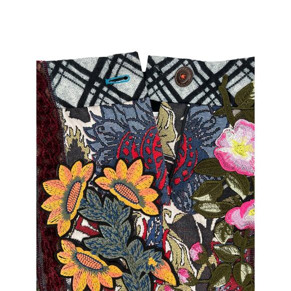 Byron Lars Beauty Mark Anthropologie Jessica Floral Pencil Skirt Size 4 NWT - Picture 6 of 12